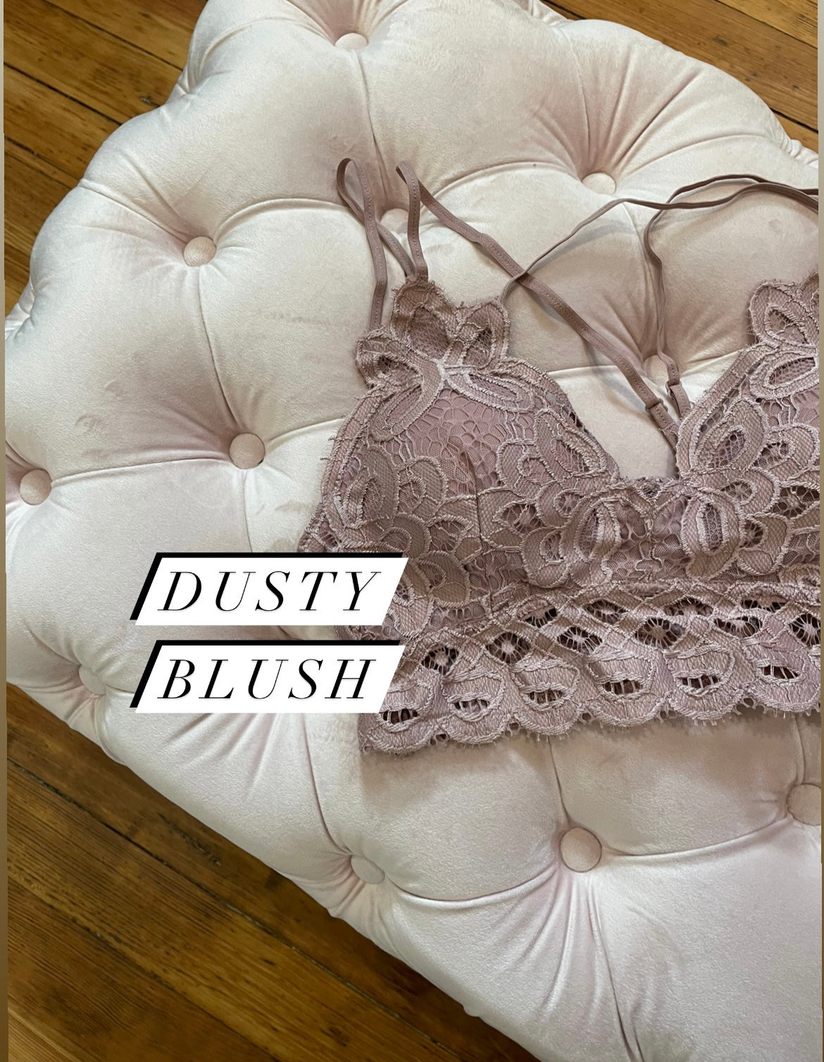 Lydia Adjustable Lace Bralette