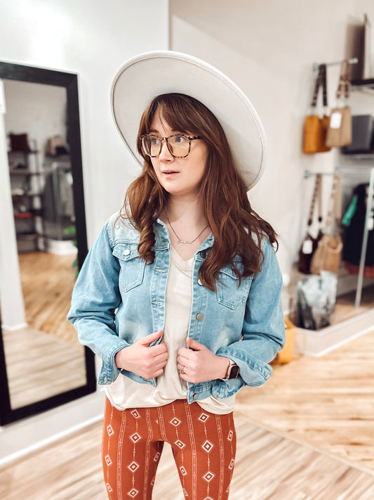 Fringe Denim Jacket