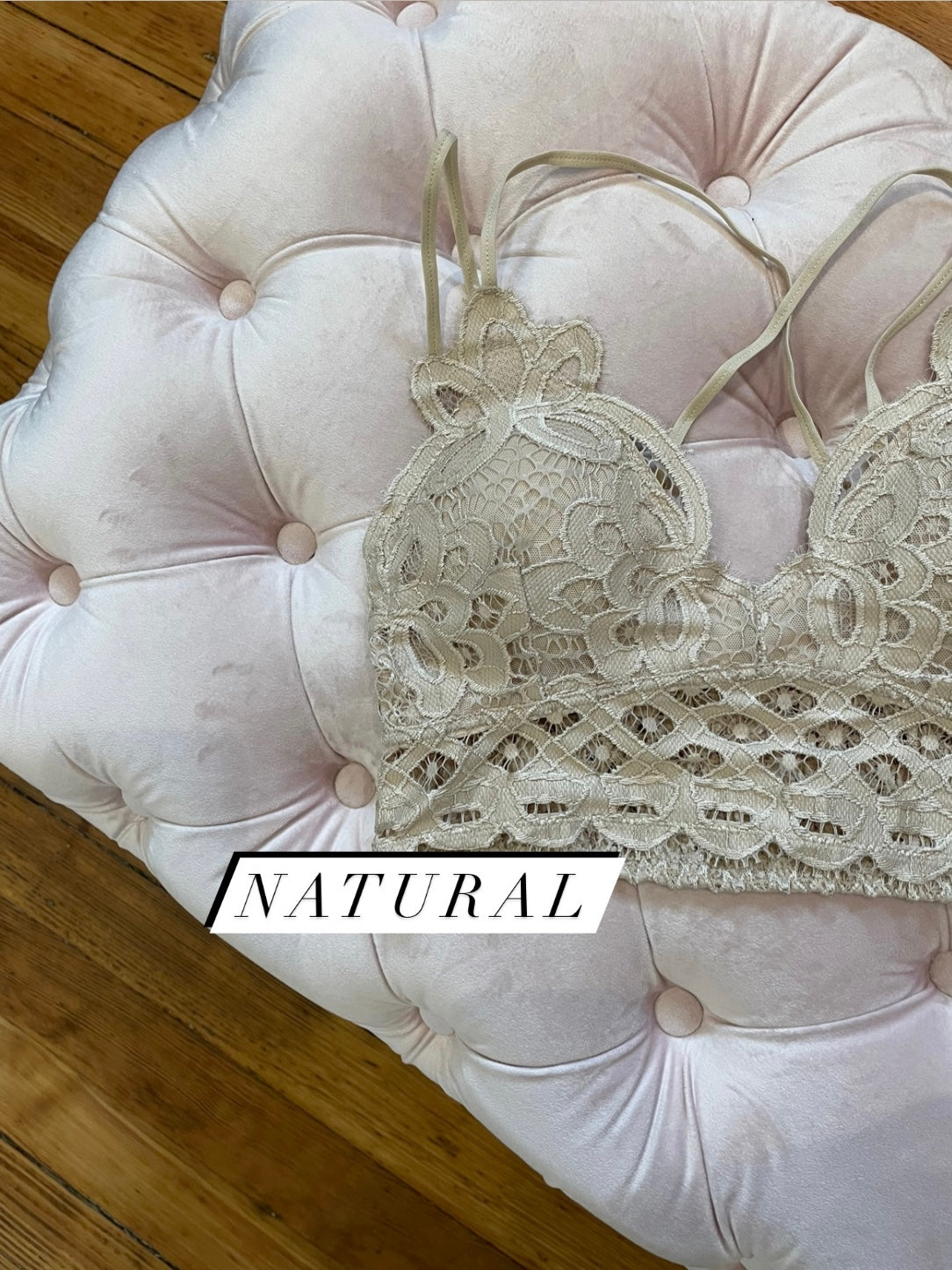 Lydia Adjustable Lace Bralette
