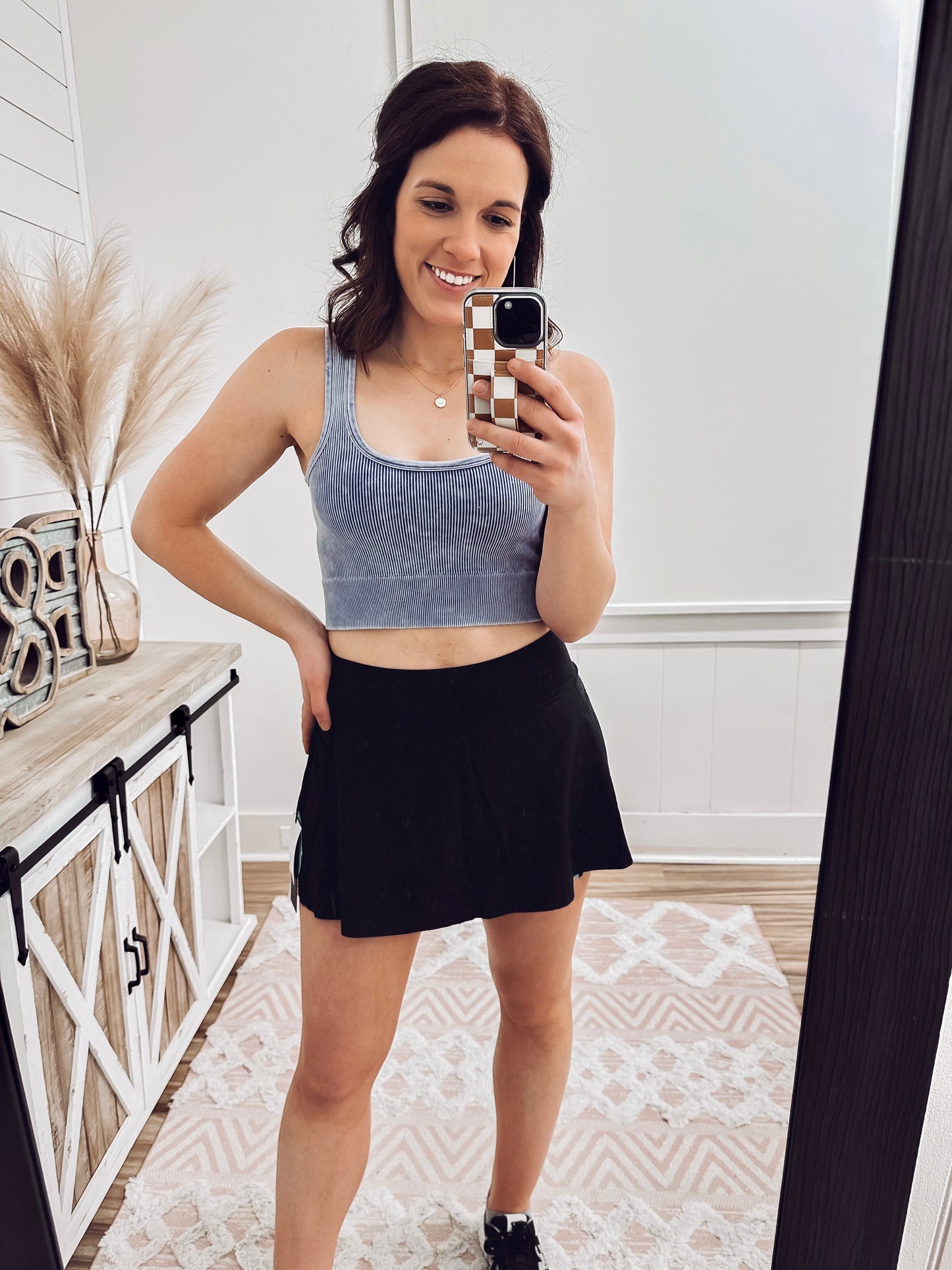 All That You Know Camo Skort