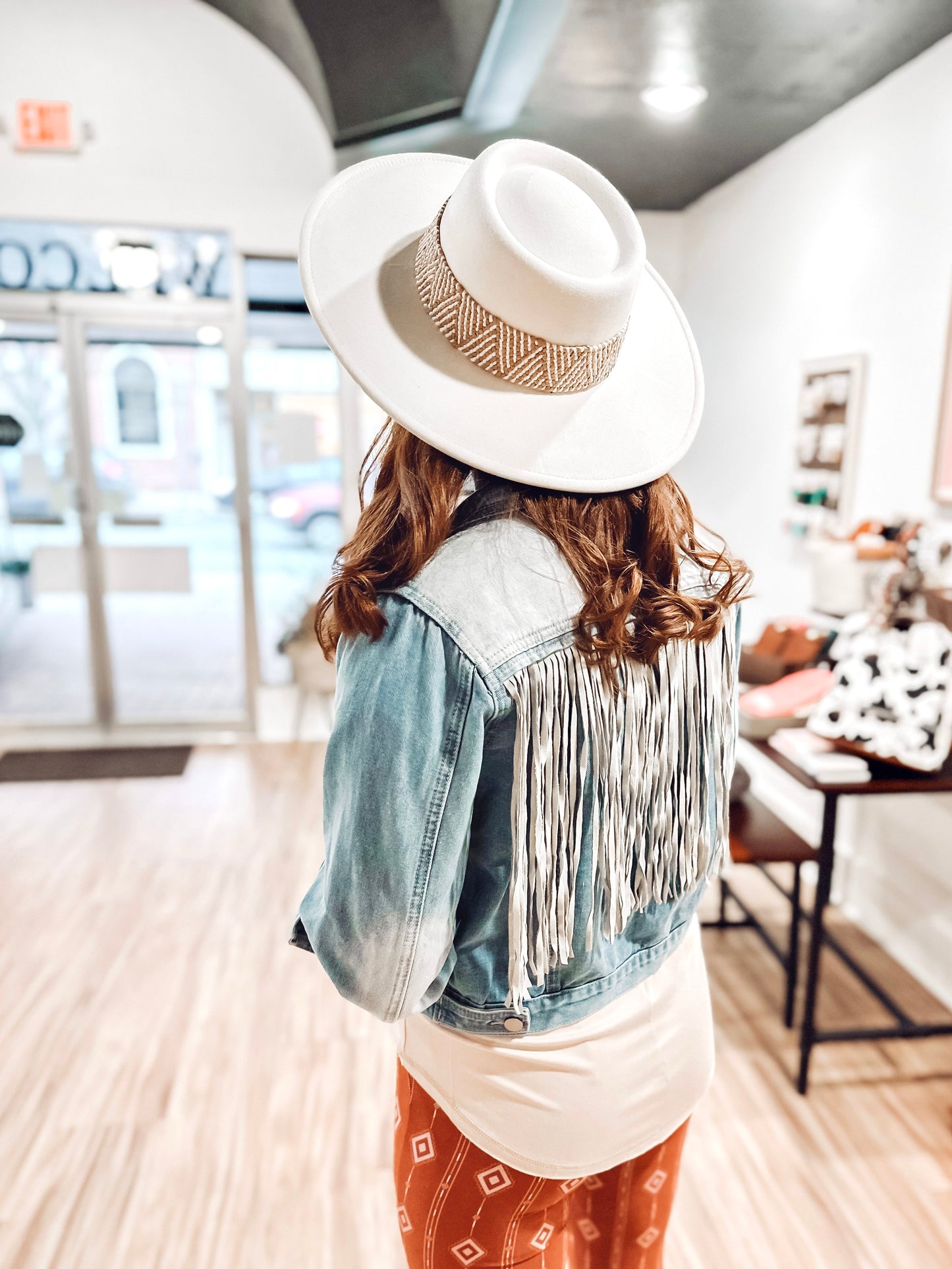 Fringe Denim Jacket