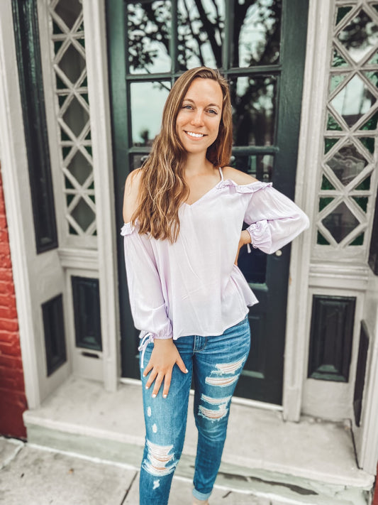 Lana Cold Shoulder Blouse