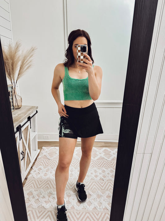 All That You Know Camo Skort
